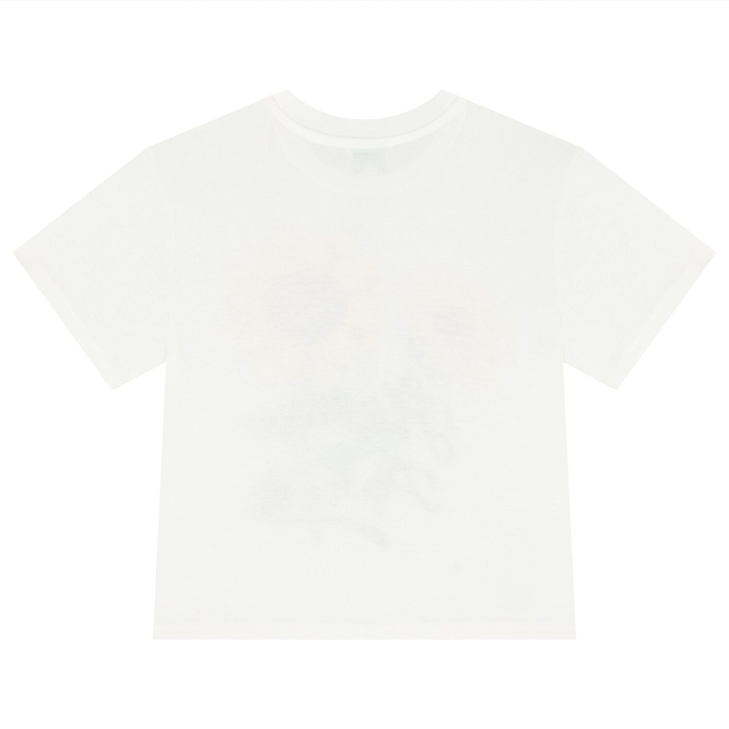 تيشيرت بنات بطبعة باللون العاجي, 1, hi-res