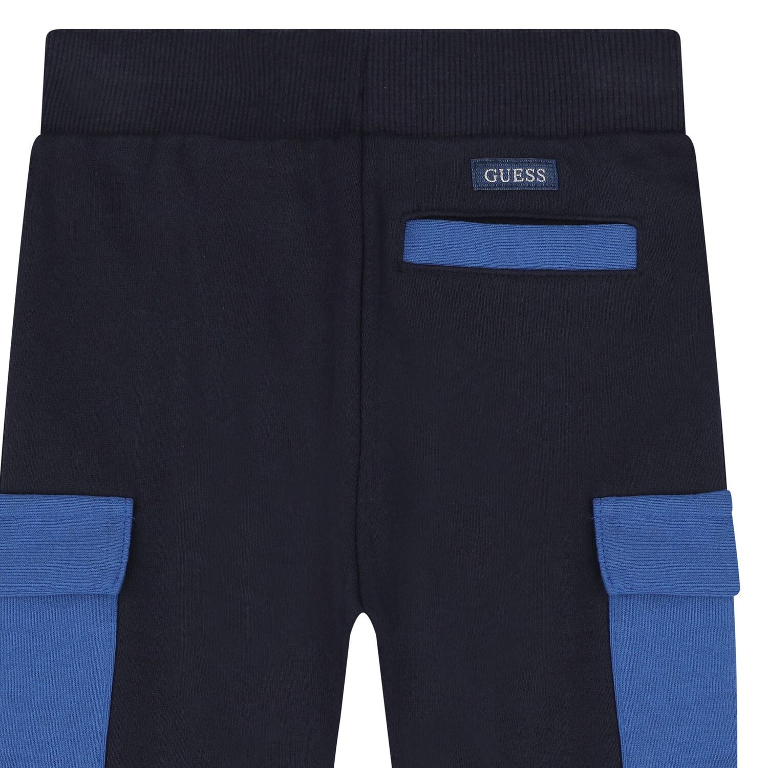 Baby Boys Navy Blue & White Teddy Bear Logo Tracksuit, 1, hi-res