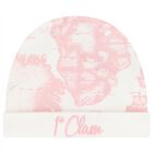 Baby Girls Ivory & Pink Geo Map Babygrow Gift Set, 3, hi-res
