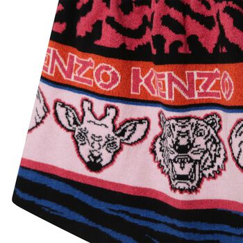Girls Multi-Colored Logo Skirt