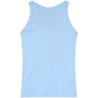 توب بفيونكة باللون الأزرق للبنات, 1, hi-res