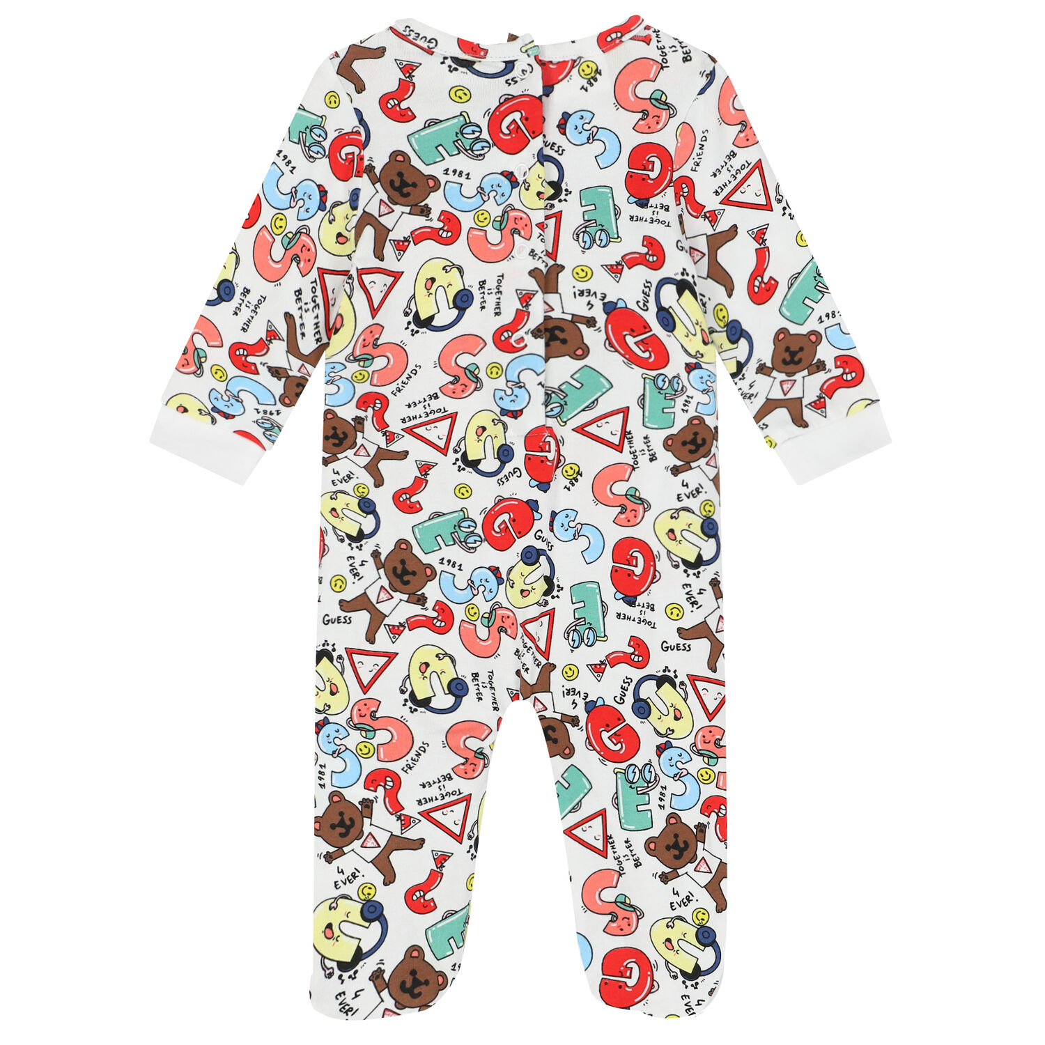 افرول بالشعار باللون الأبيض, 1, hi-res