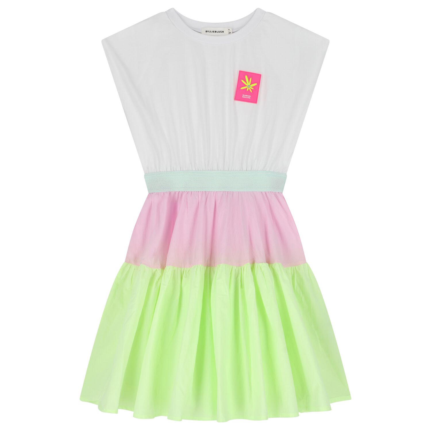 Girls Multi-Coloured Dress, 1, hi-res