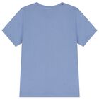 Boys Blue Teddy Bear Logo T-Shirt, 1, hi-res