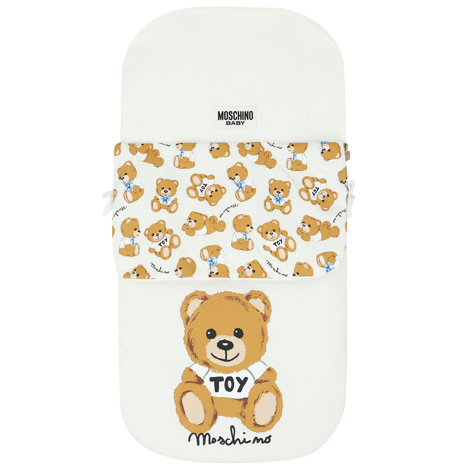 Ivory Teddy Logo Baby Nest, 2, hi-res image number null