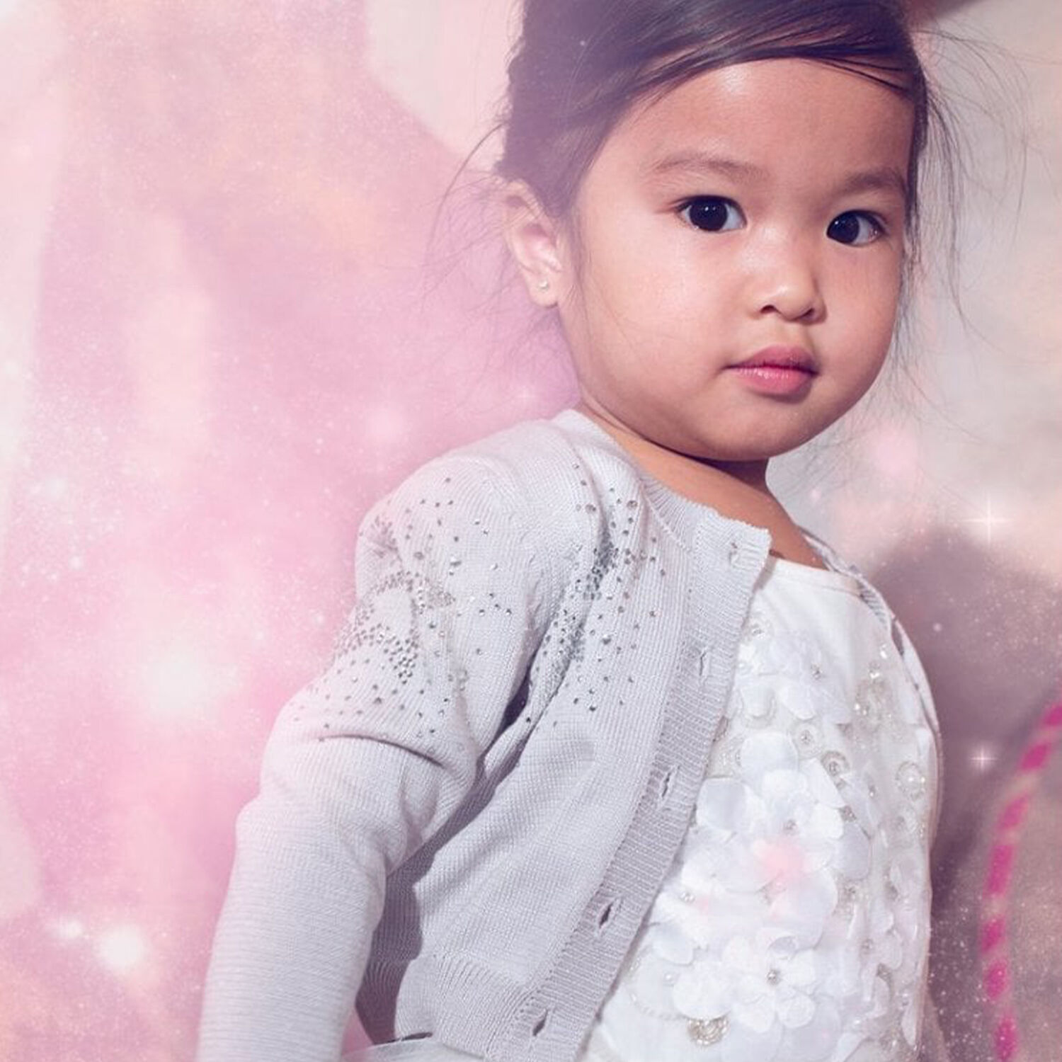 كارديجان باللون الرمادى للبنات, 1, hi-res image number null