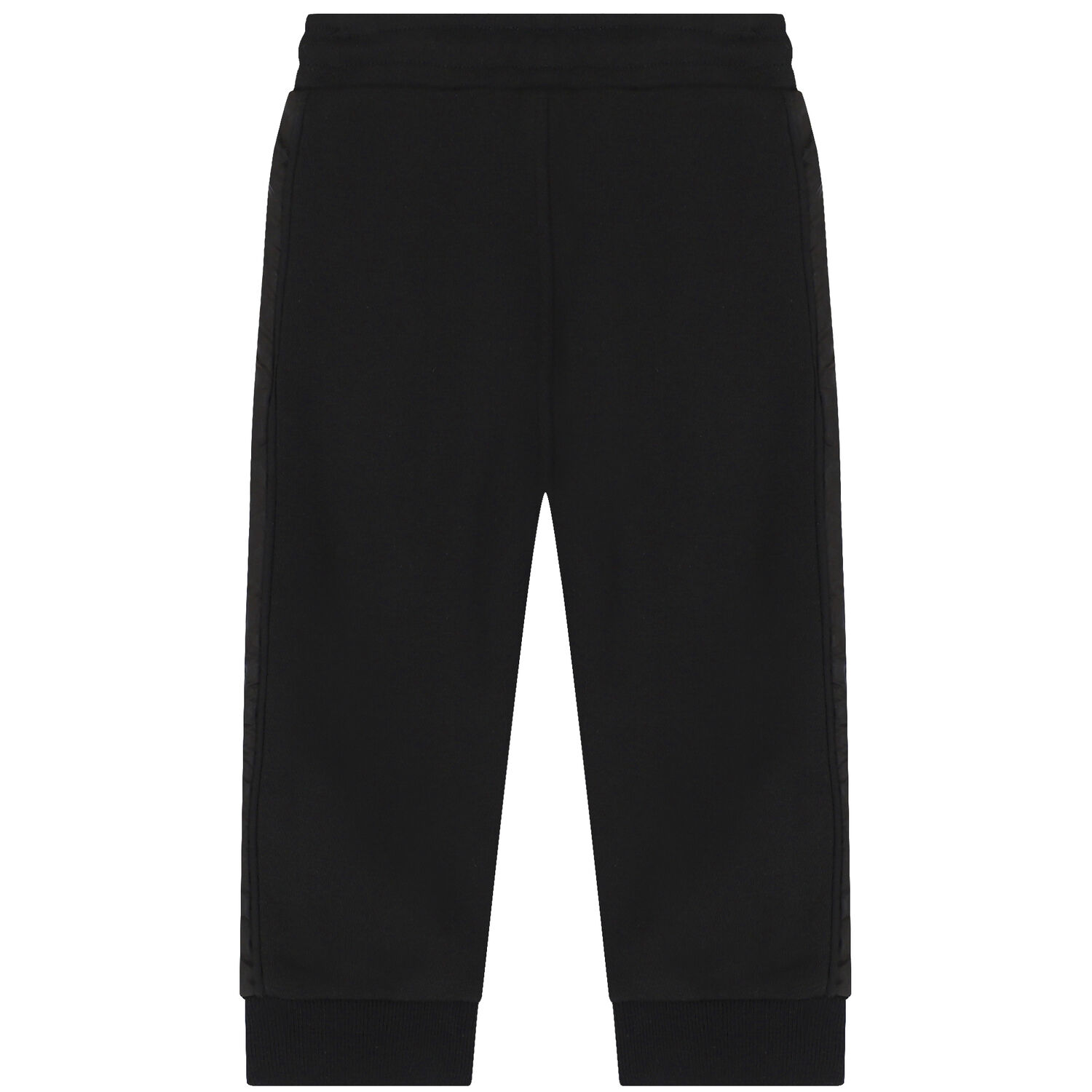 Younger Boys Black Logo Joggers, 1, hi-res image number null