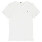 Boys White Logo T-Shirt, 3, hi-res