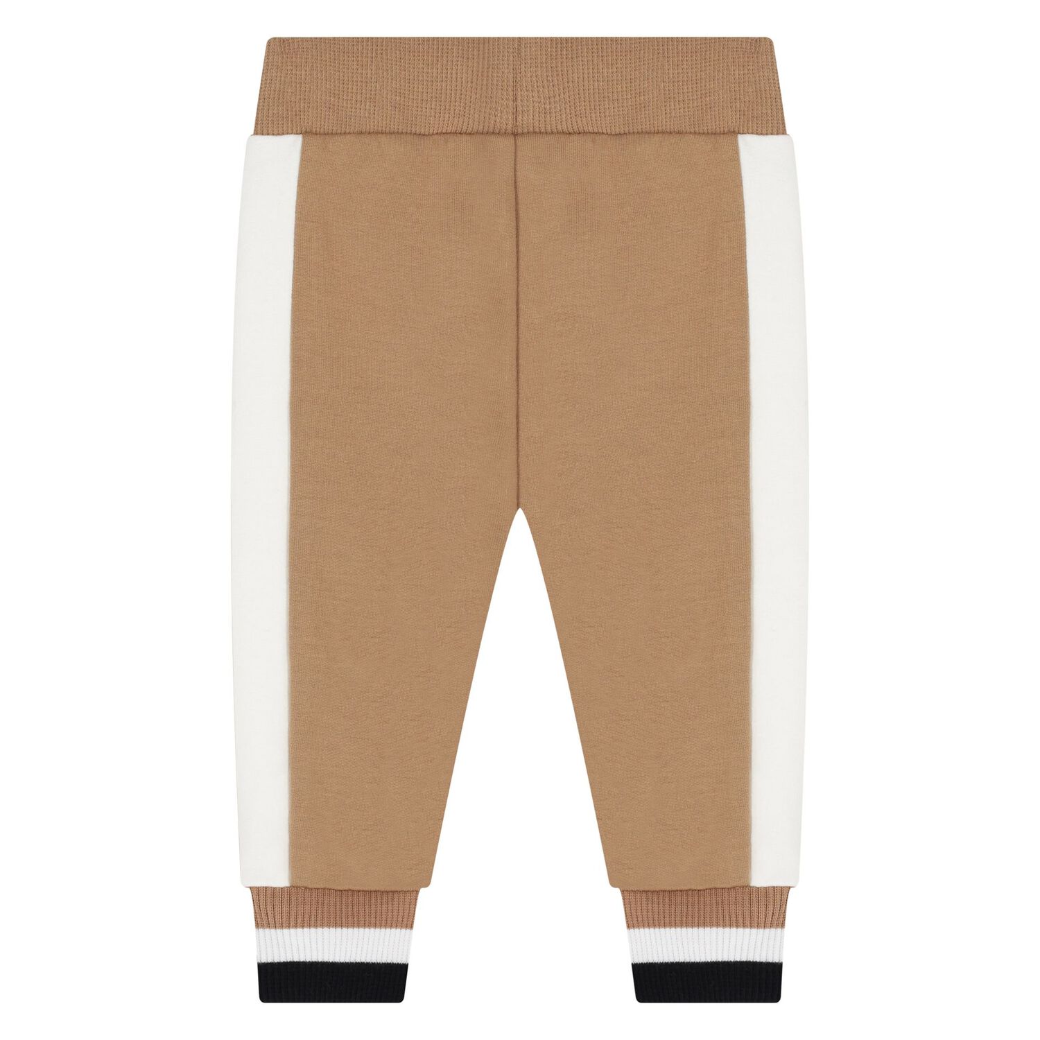 طقم بدله رياضيه بالشعار للاولاد باللون البيج , 1, hi-res