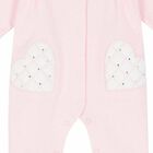 Baby Girls Pink Babygrow, 1, hi-res