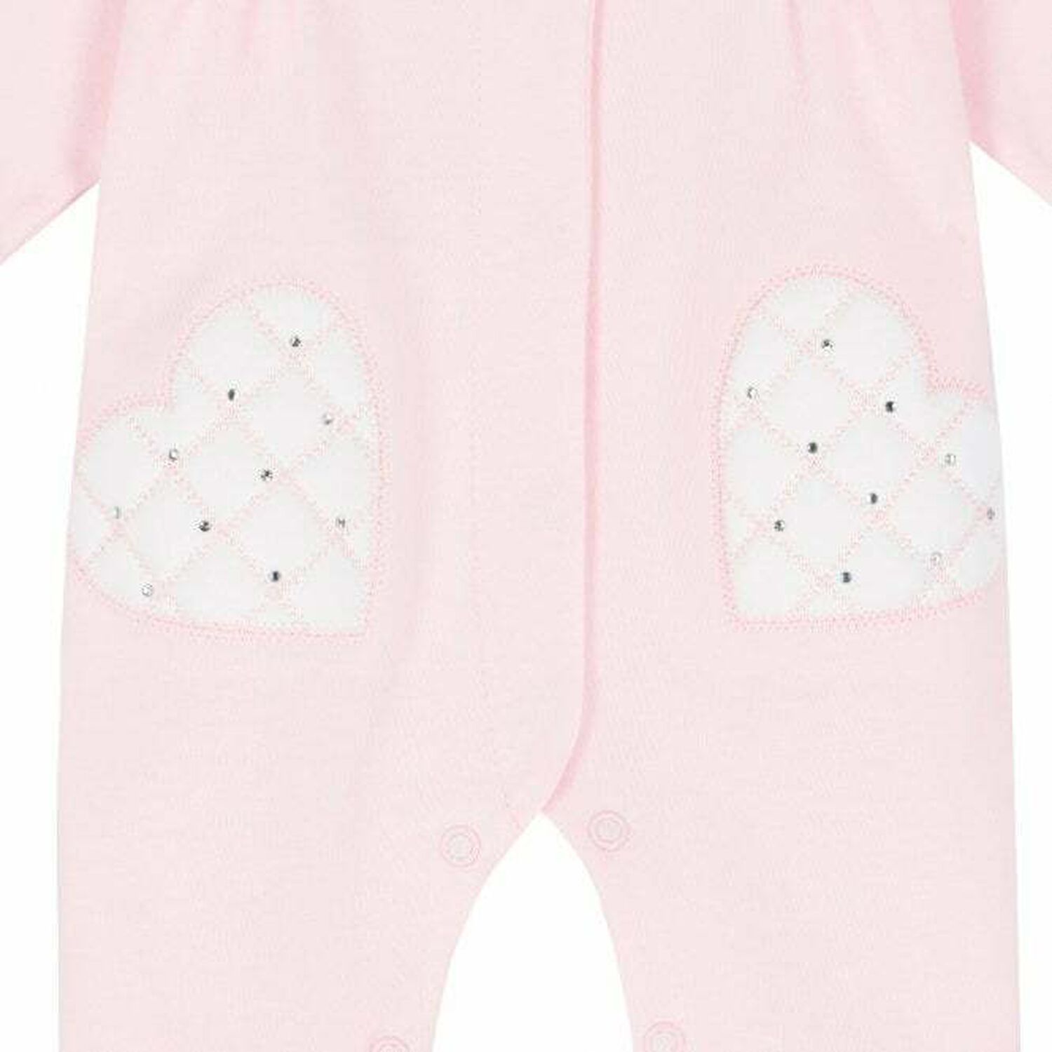 Baby Girls Pink Babygrow, 1, hi-res