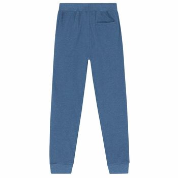 Older Boys Blue Logo Joggers