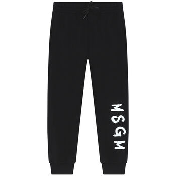 Black Logo Joggers