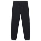 Boys Black Joggers, 1, hi-res