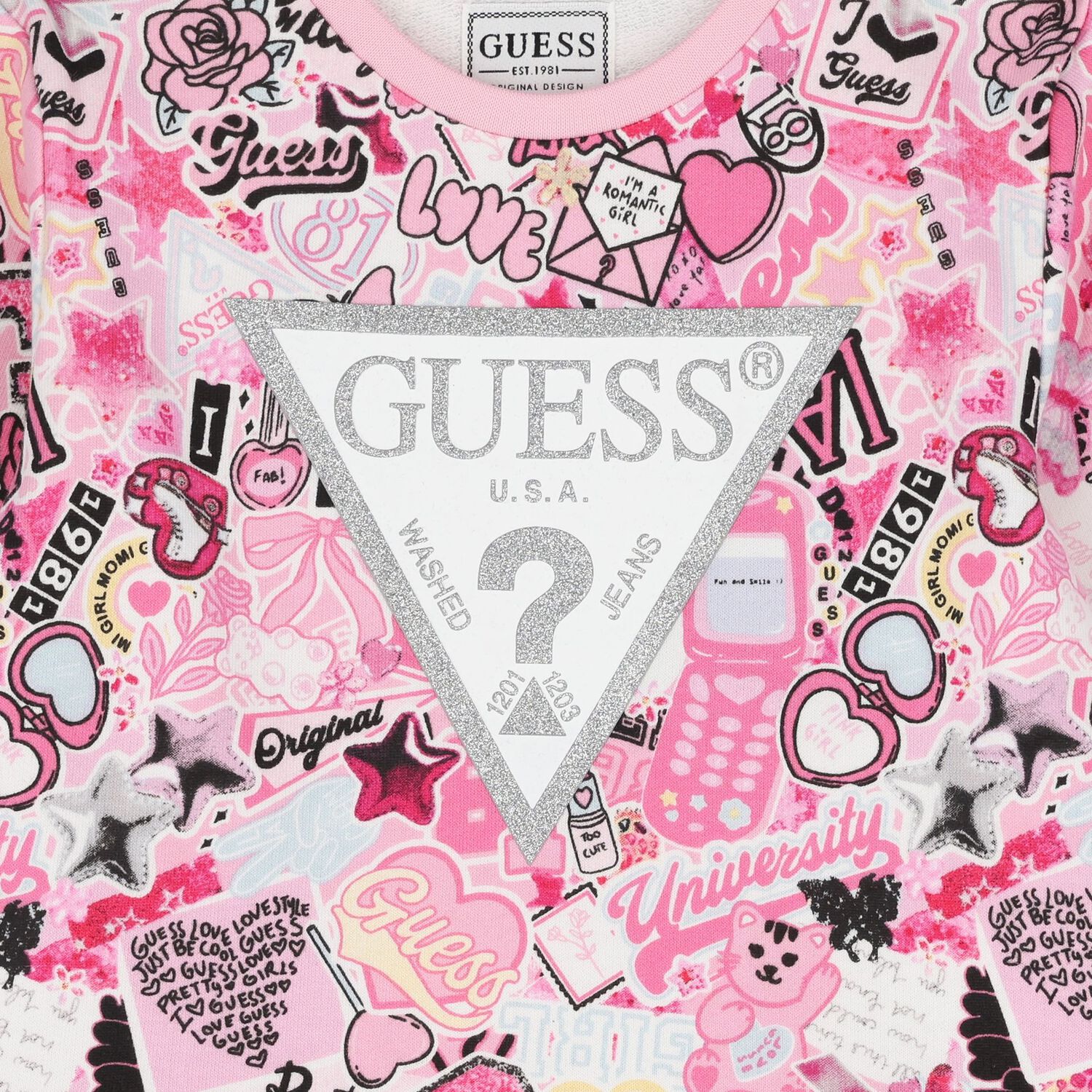 Girls Pink Logo Leggings Set, 1, hi-res image number null