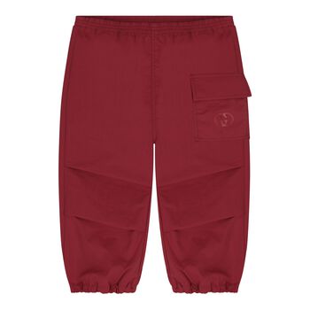 Baby Boys Red Logo Trousers