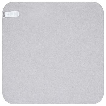 Grey Teddy Bear Logo Baby Blanket