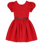 Girls Red Logo Dress, 1, hi-res