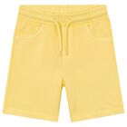 Boys Yellow Shorts, 1, hi-res