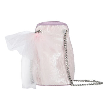 Girls Embellished Sequin Handbag