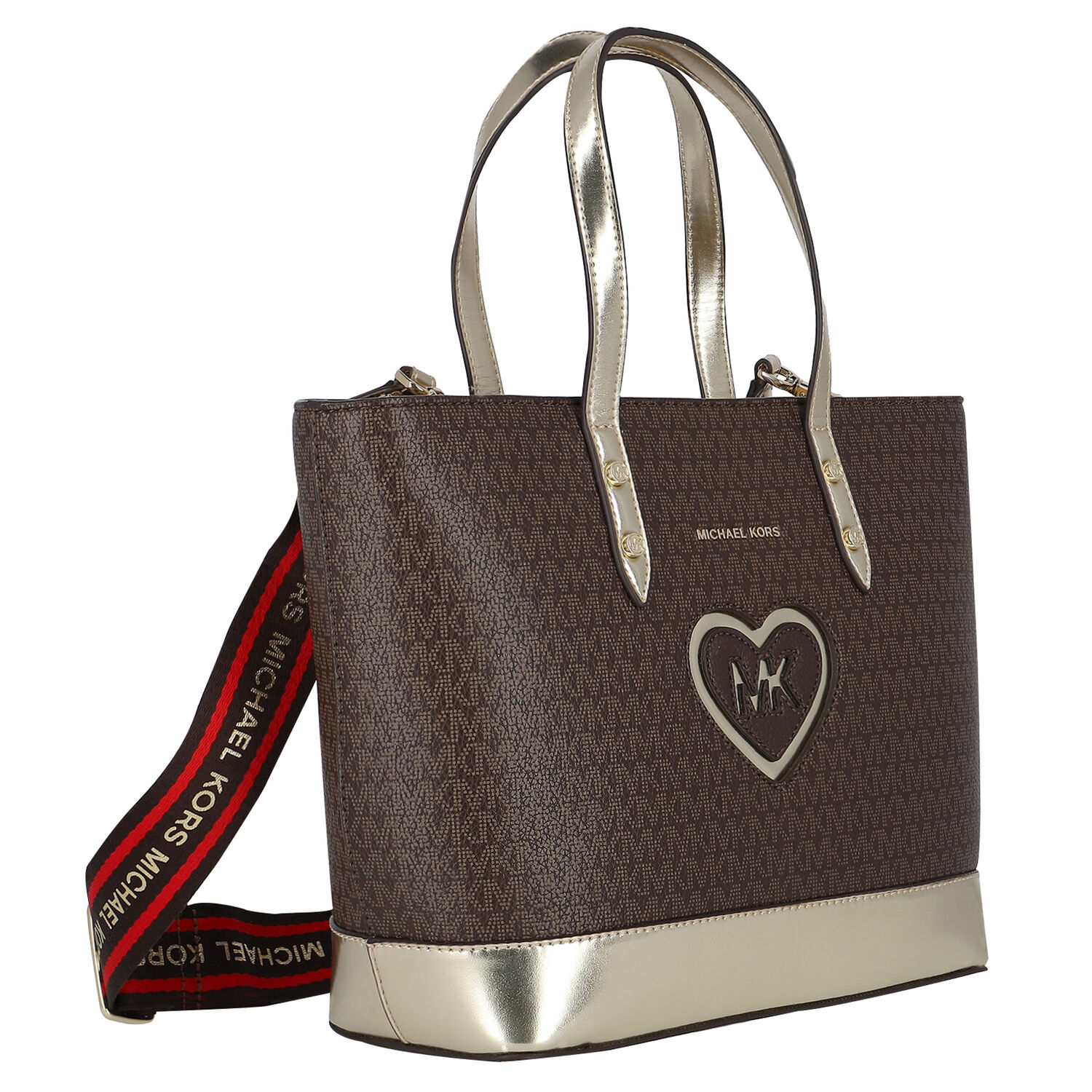 Girls Brown Logo Tote Bag, 1, hi-res image number null