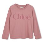 Girls Mini Me Pink Long Sleeve Top, 2, hi-res