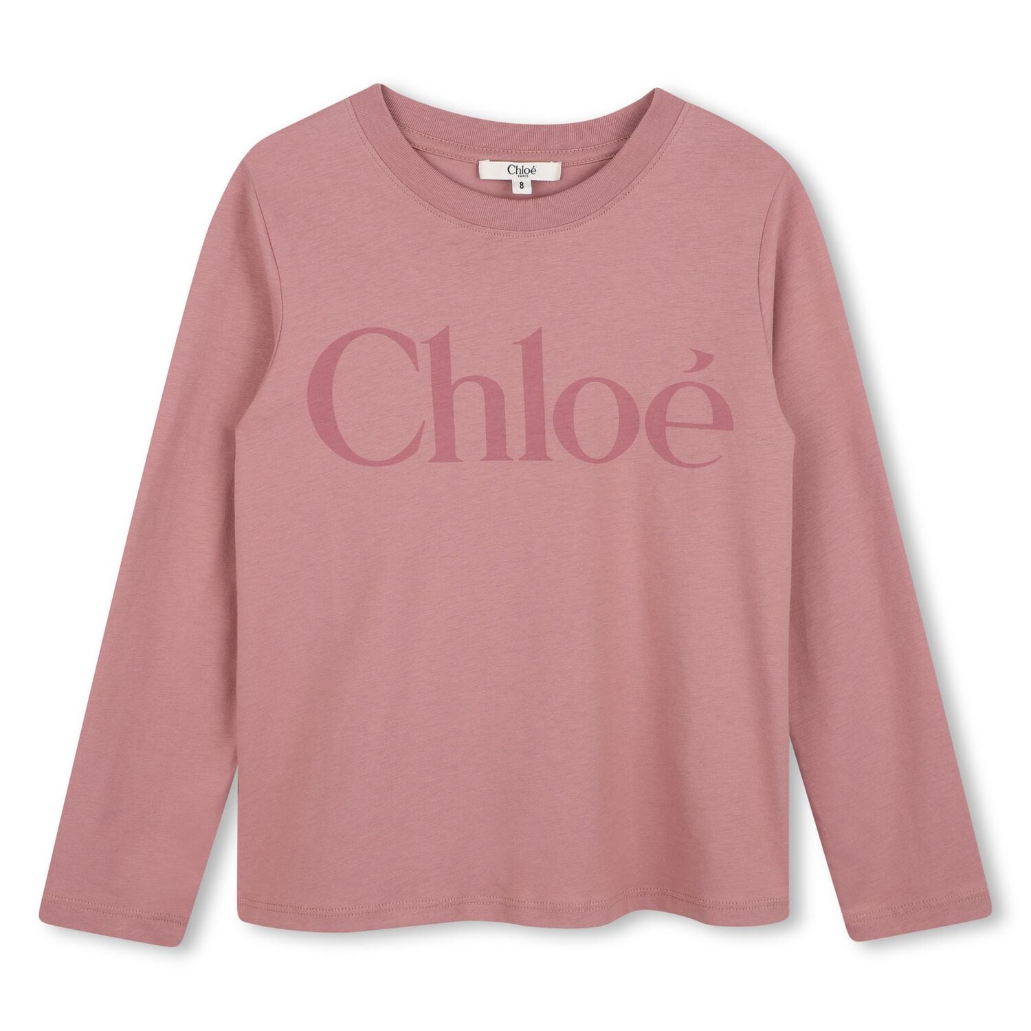Girls Mini Me Pink Long Sleeve Top, 2, hi-res