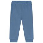 بدلة رياضية أولاد بالشعار باللون الأزرق , 1, hi-res