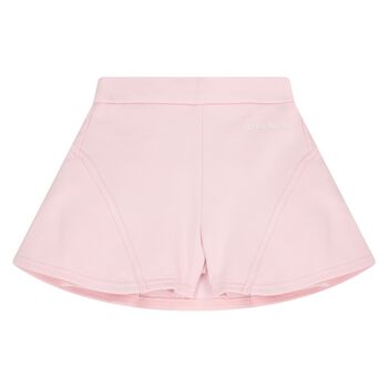 Younger Girls Pink Logo Shorts