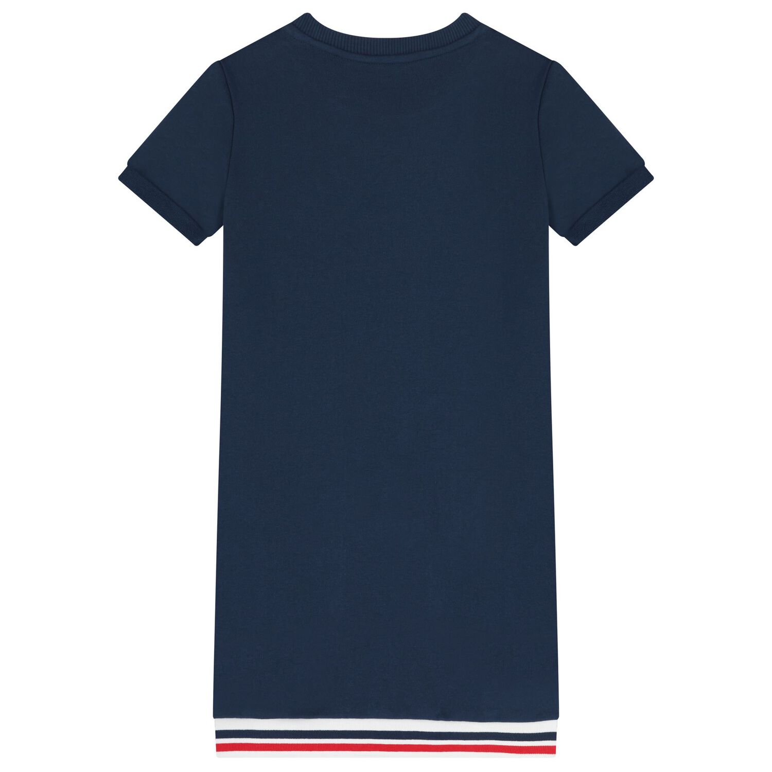 فستان بشعار تيدي بير باللون الازرق الداكن للبنات , 2, hi-res