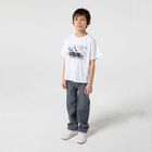 Boys White Logo Safari T-Shirt, 1, hi-res