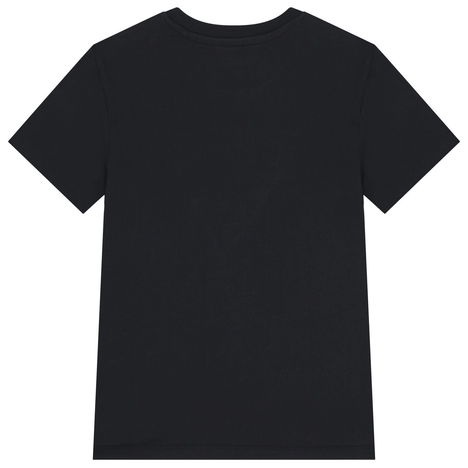 Boys Black Logo T-Shirt, 4, hi-res