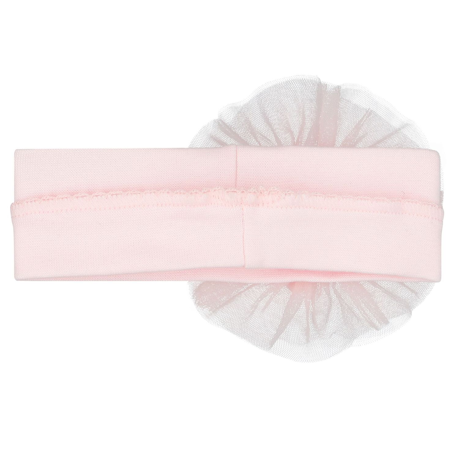 Baby Girls White & Pink Flower Headband, 1, hi-res