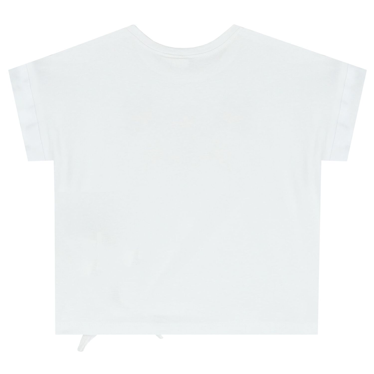 Girls White & Orange Skirt Set, 1, hi-res