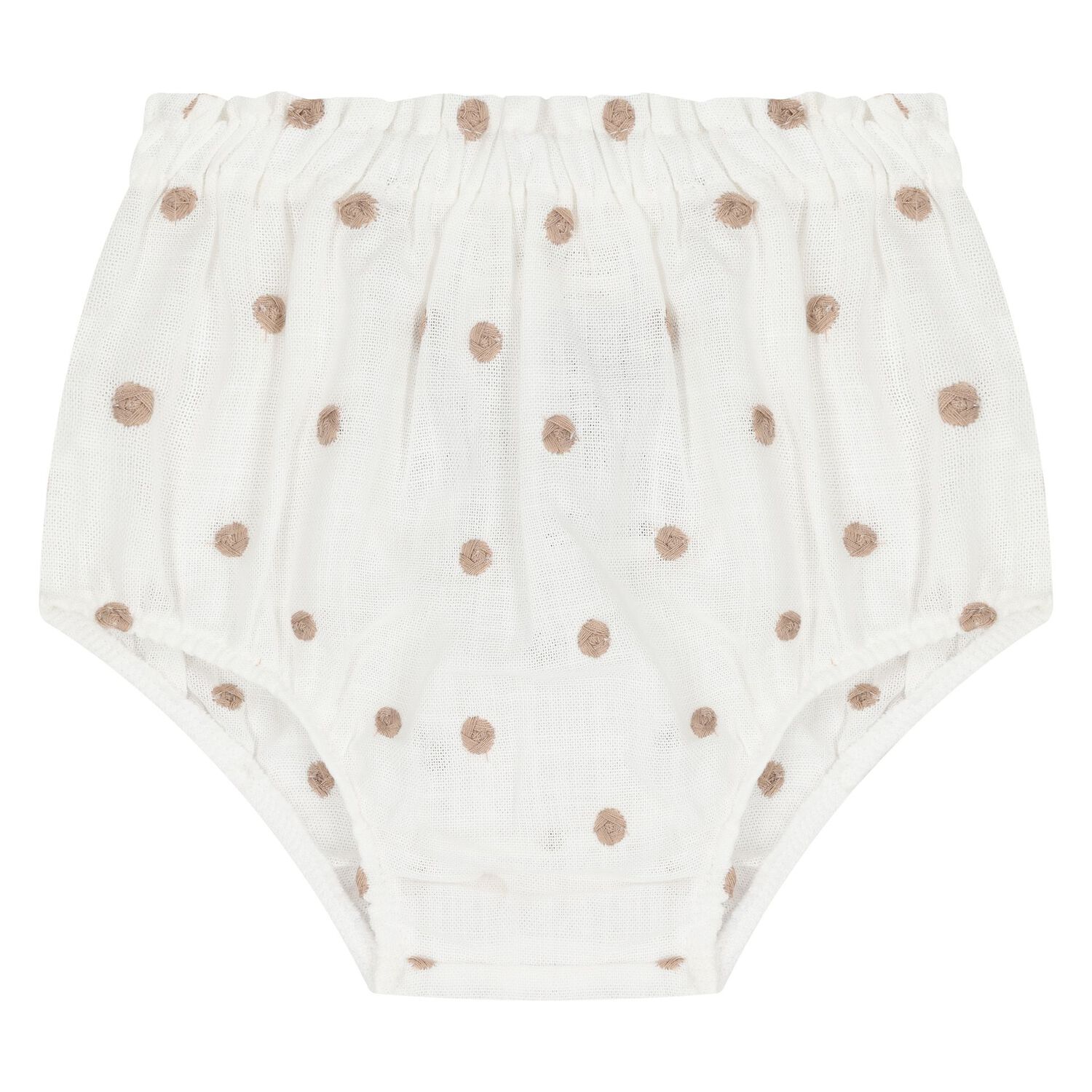 Baby Girls Ivory & Beige Dress Set, 2, hi-res