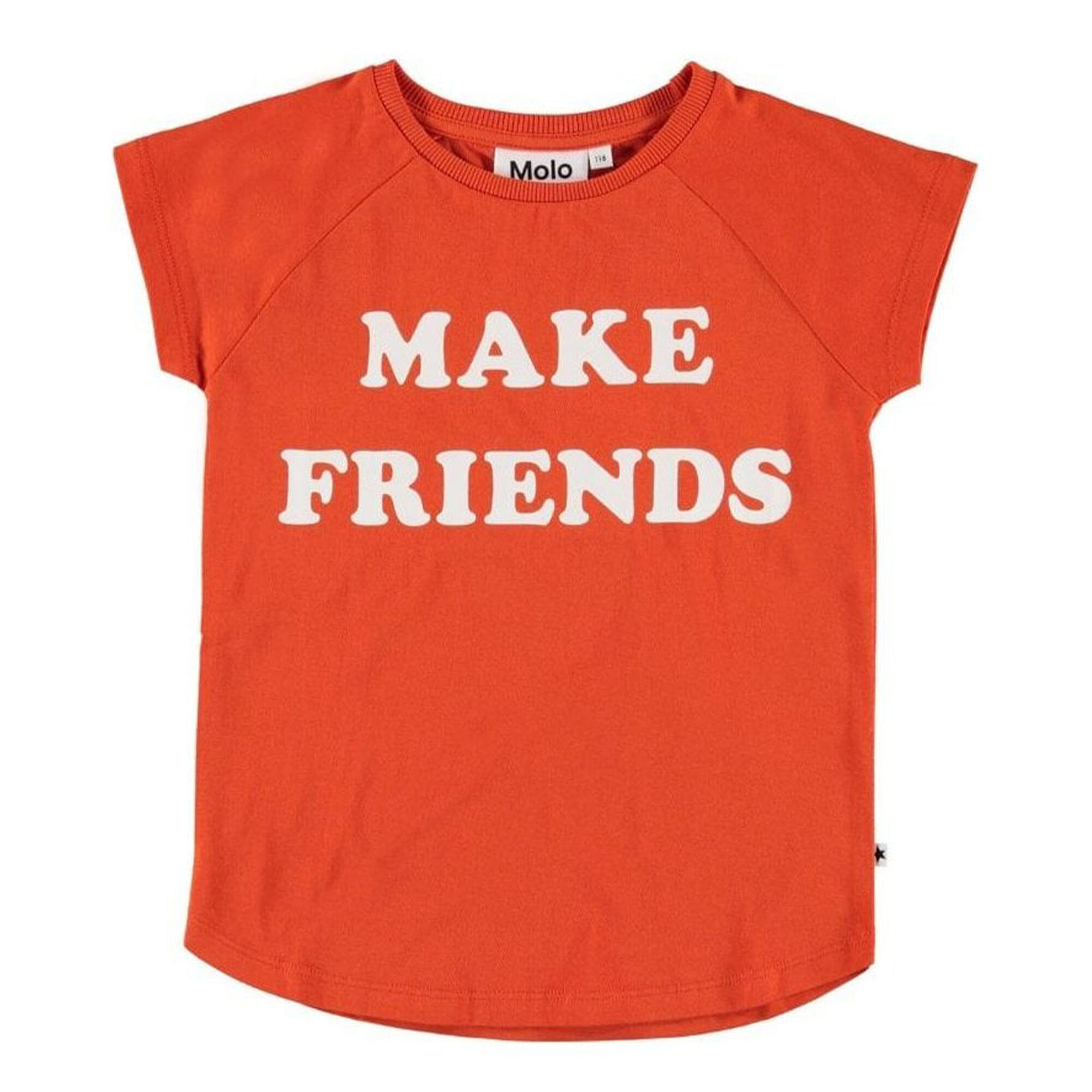 Orange t shirt girl top