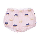 طقم فستان جاكار باللون الوردي والأزرق, 1, hi-res