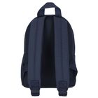 Boys Navy Blue Logo Backpack ( 27cm ), 1, hi-res