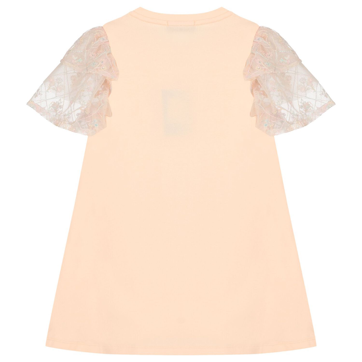 Girls Pink Logo Bag Dress, 1, hi-res