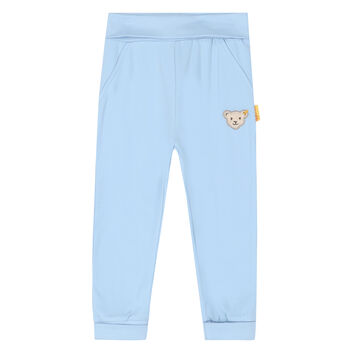 Baby Boys Blue Teddy Joggers