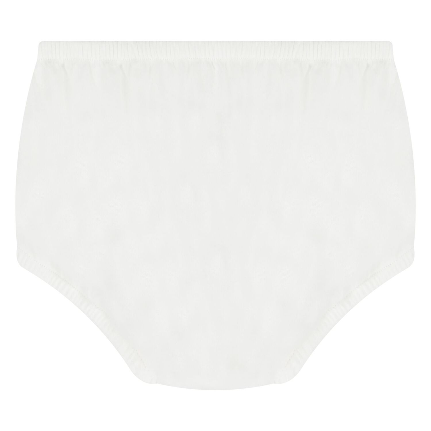 Baby Girls White Polo Bear Dress Set, 1, hi-res