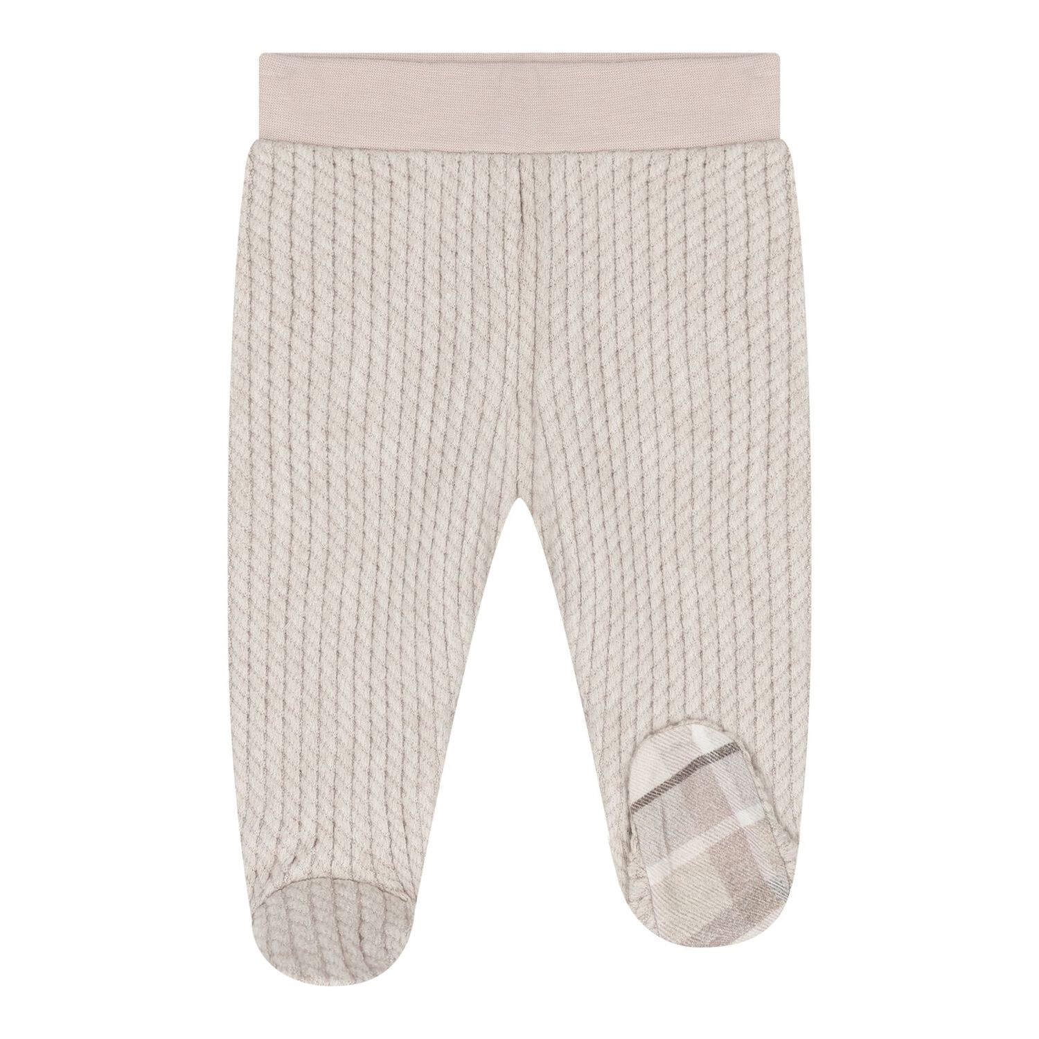 Baby Boys Ivory & Beige Trousers Set, 1, hi-res