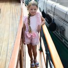 توب بنات بطيات باللون الوردي, 1, hi-res