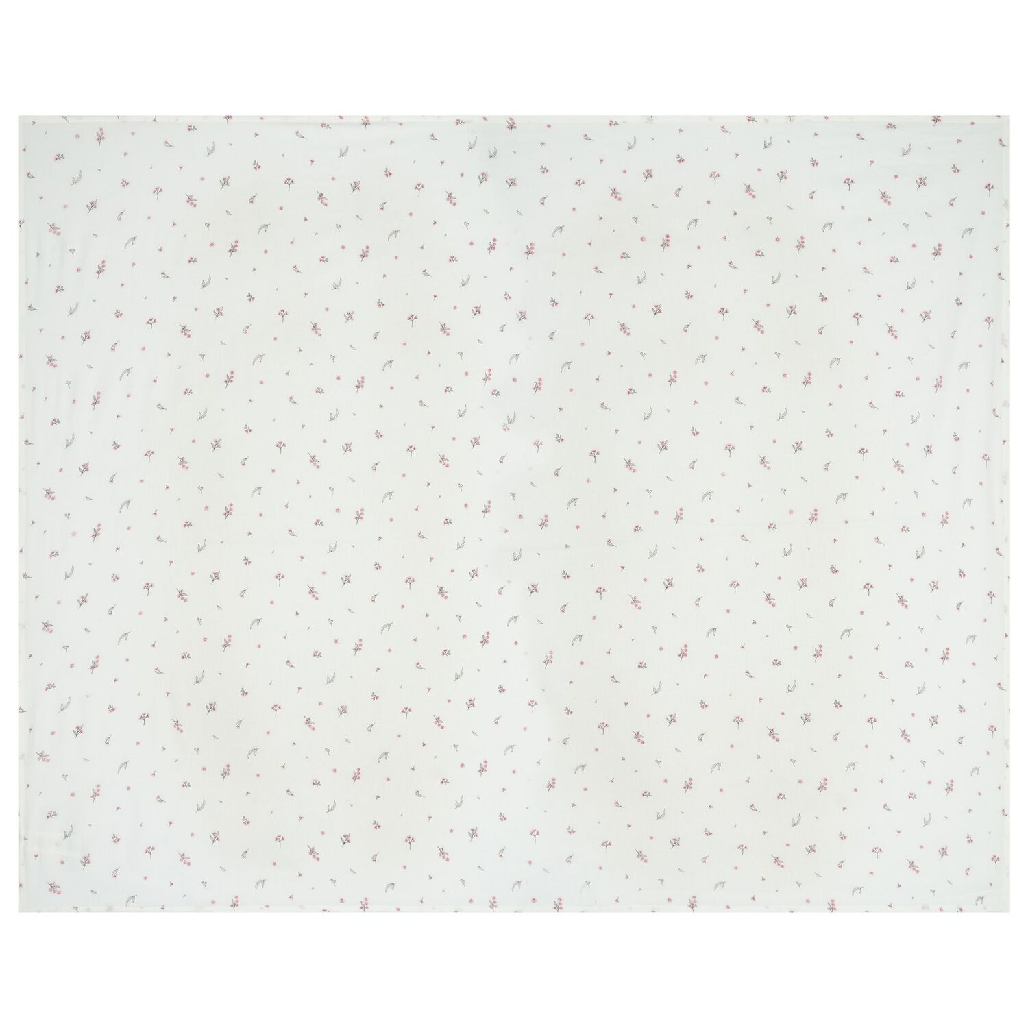 مناديل موسلين زهرية بيضاء و وردية للبنات (عبوة من قطعتين), 2, hi-res image number null