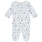 Baby Boys White Sail & Whale Babygrow, 1, hi-res