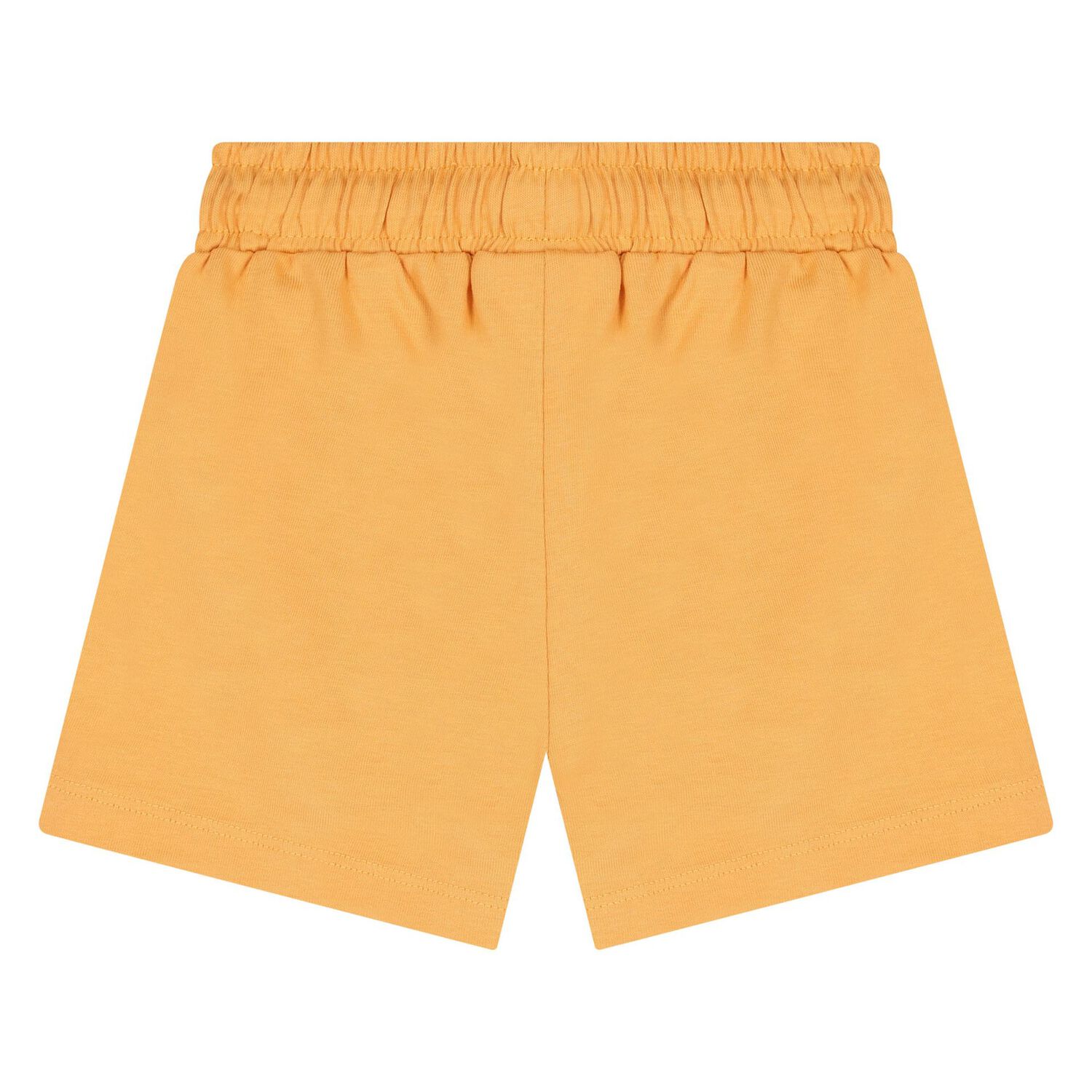 Younger Boys White & Orange Shorts Set, 1, hi-res