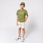 Boys White & Black Logo Trainers, 1, hi-res