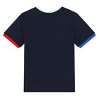 Boys Navy Logo T-Shirt, 3, hi-res
