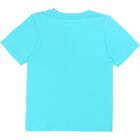 Boys Turquoise Logo T-Shirt, 1, hi-res
