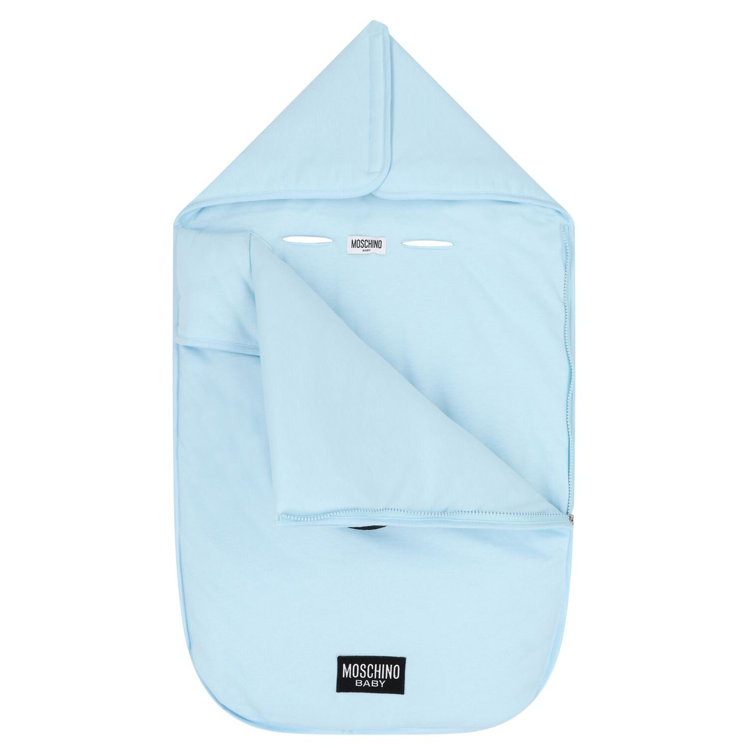 عش أطفال بشعار تيدي بير باللون الأزرق, 2, hi-res